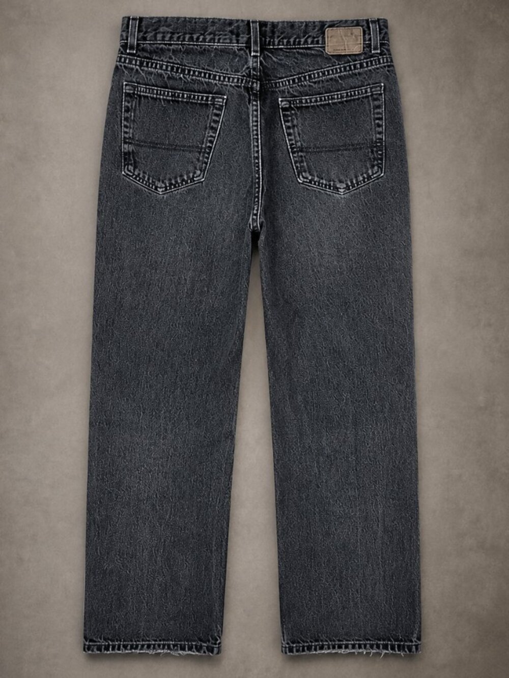 Sonoma Men’s Dark Gray Distressed Straight Leg Jeans - 34 x 32 - Picture 2 of 8